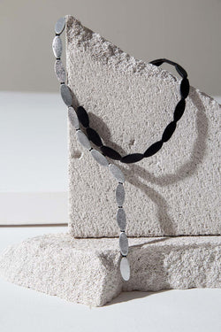 Collier Duo Curves - Argent & Or