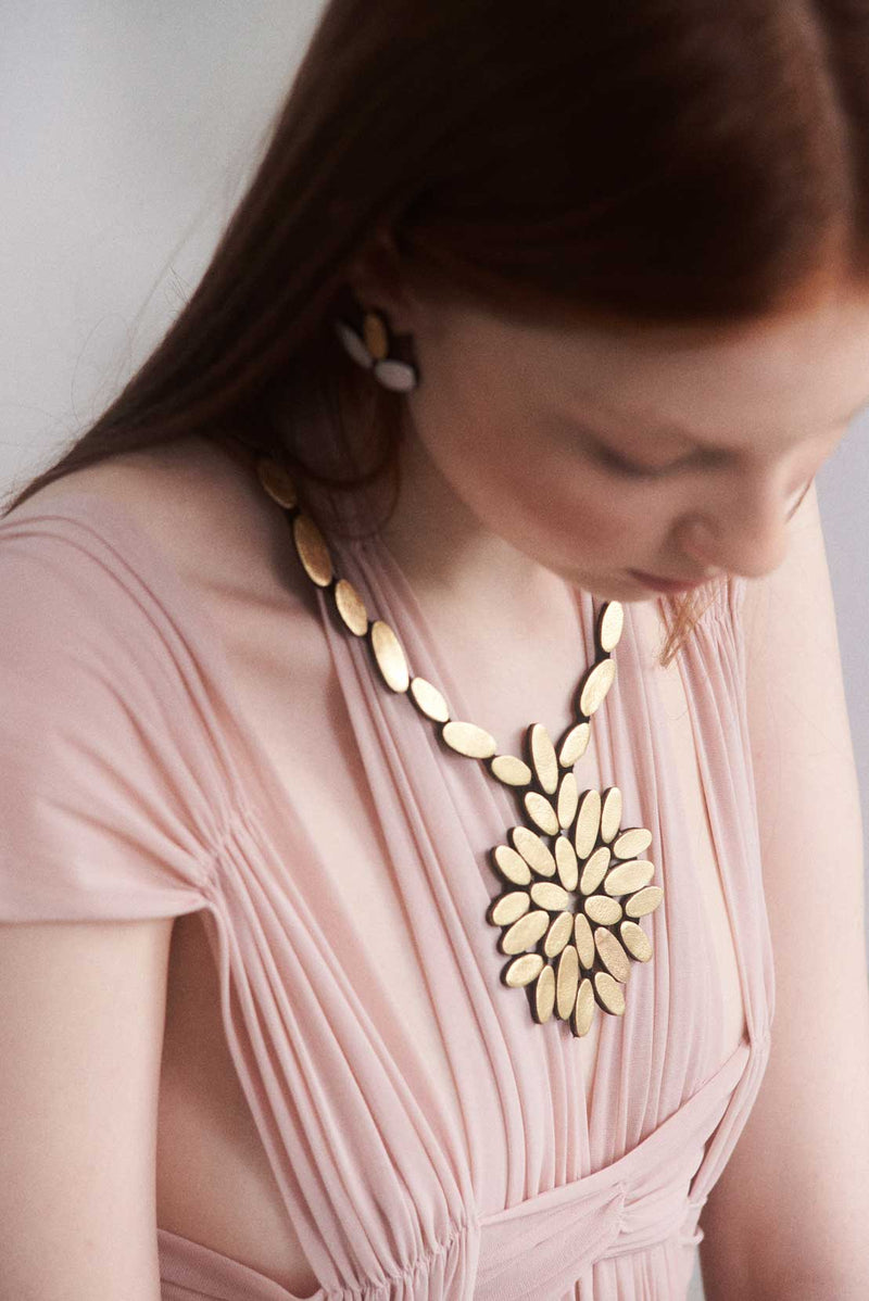 Collier Duo Curves - Argent & Or