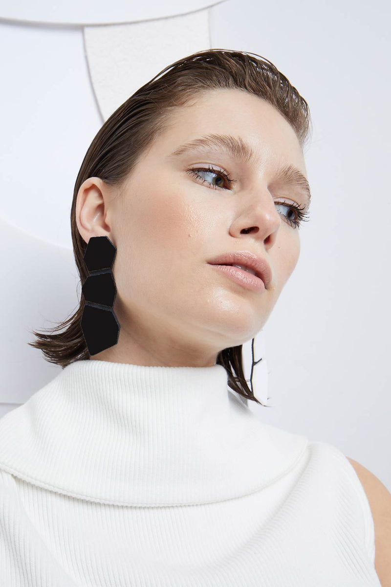 Greta Ohrringe - Polygon - Groß
