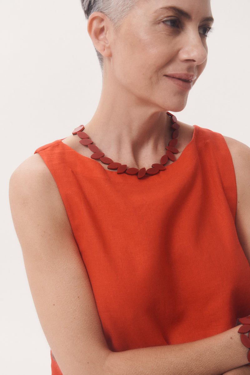 Collier rond Kate Leaves