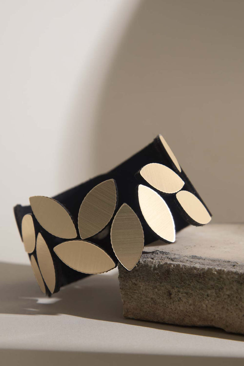 Bracelet Feuilles Kate Petit - Or