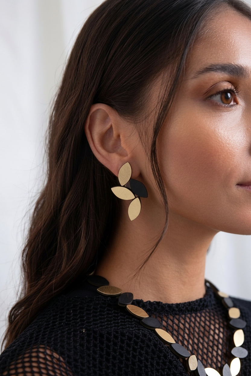 Boucles d'oreilles Kate Leaves Large