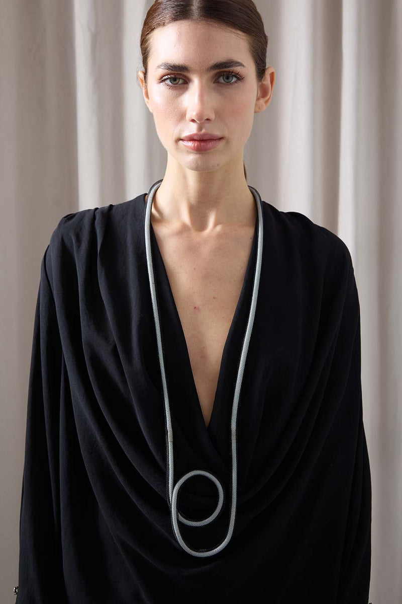 Life Long Necklace - Black/White*