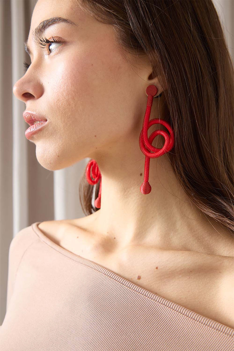 Pendientes Life Nudo - Negro