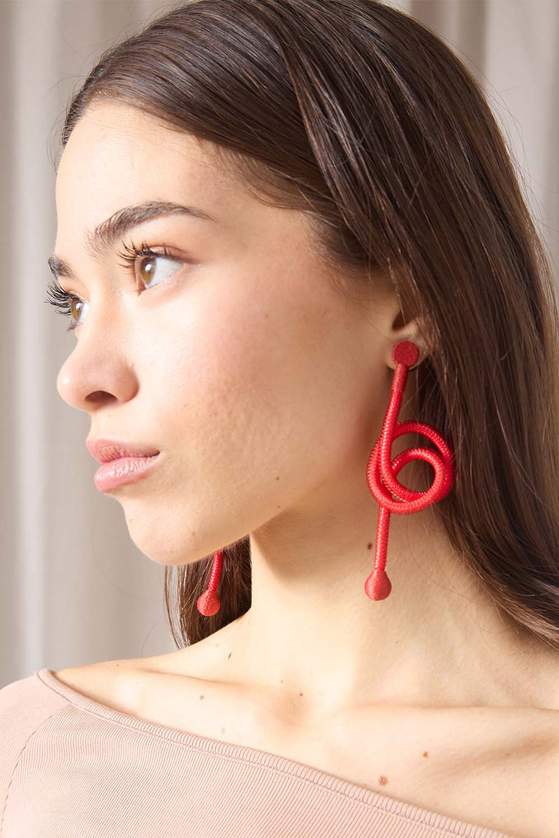 Pendientes Life Nudo - Negro