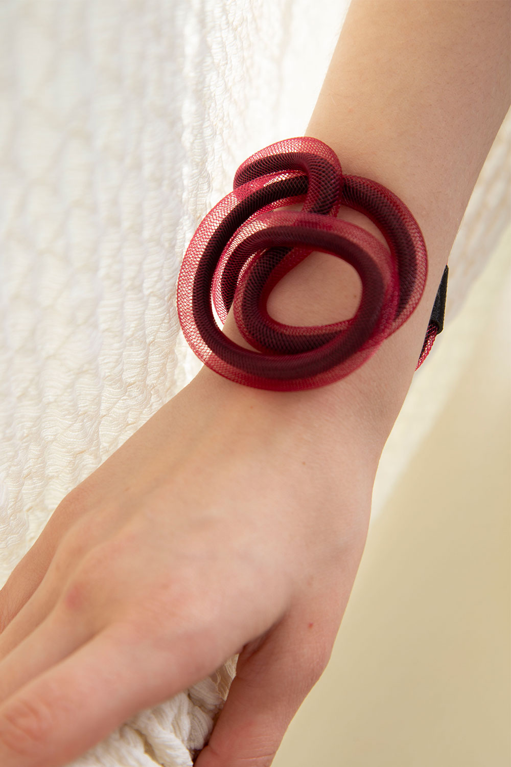 Brazalete Life Nudo - Burdeos