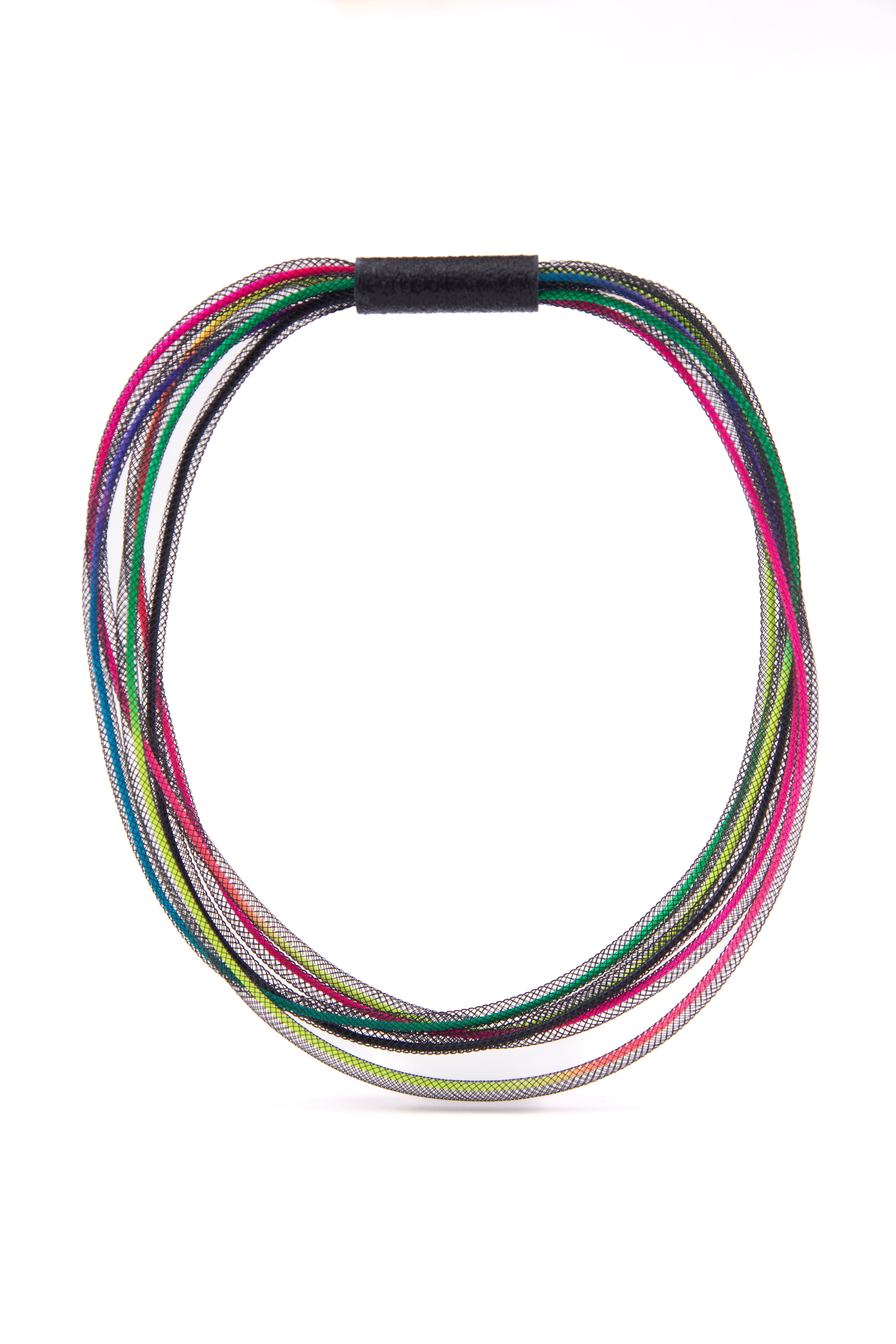 Life Necklace Round - Rainbow