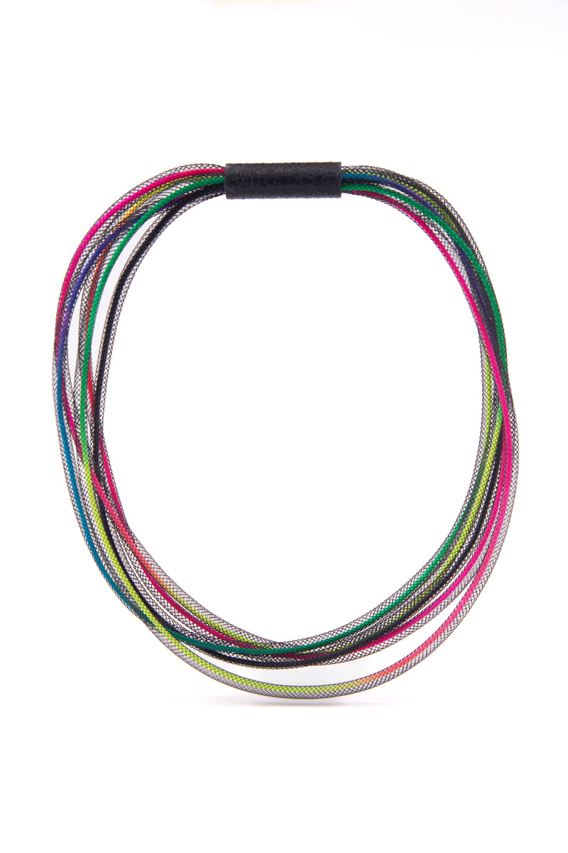Life Necklace Round - Rainbow *