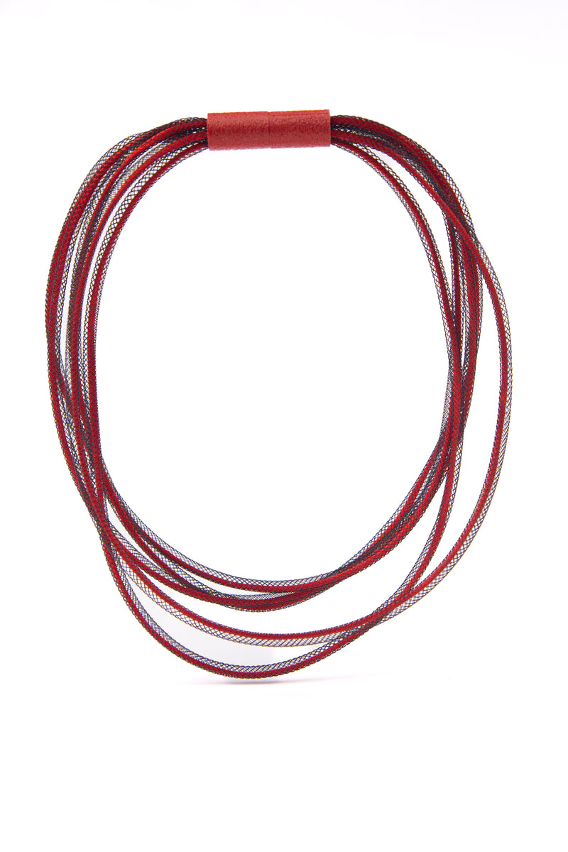 Life Necklace Round - Red
