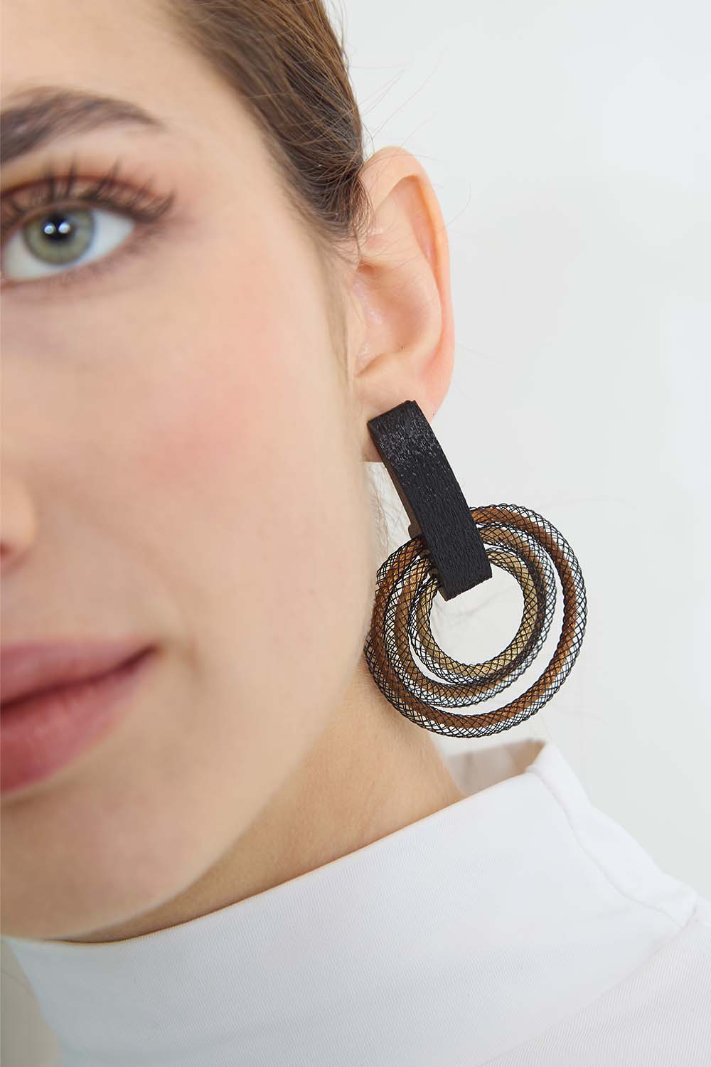 Pendientes Life Circle - Metálico