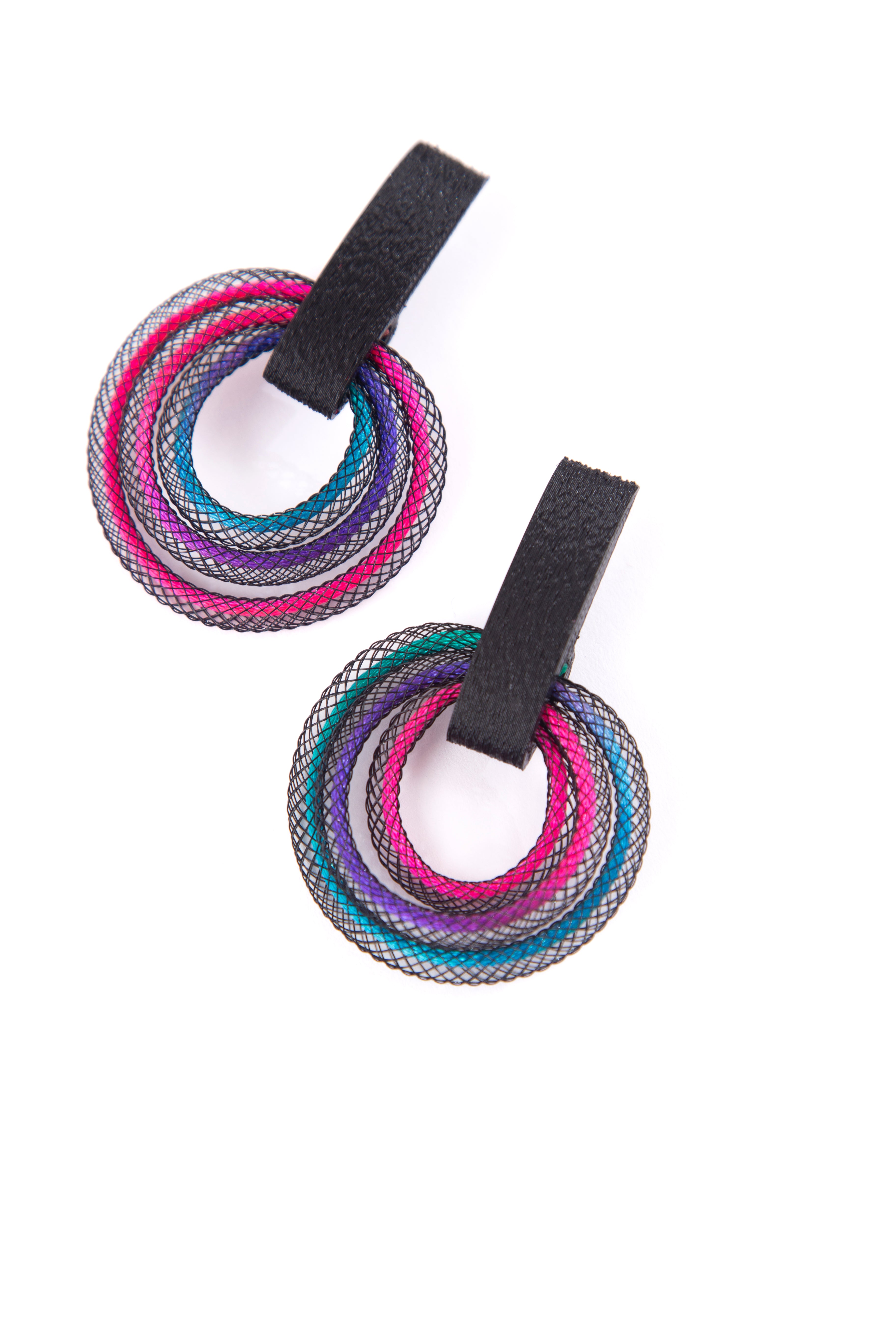 Pendientes Life Circle - Rainbow