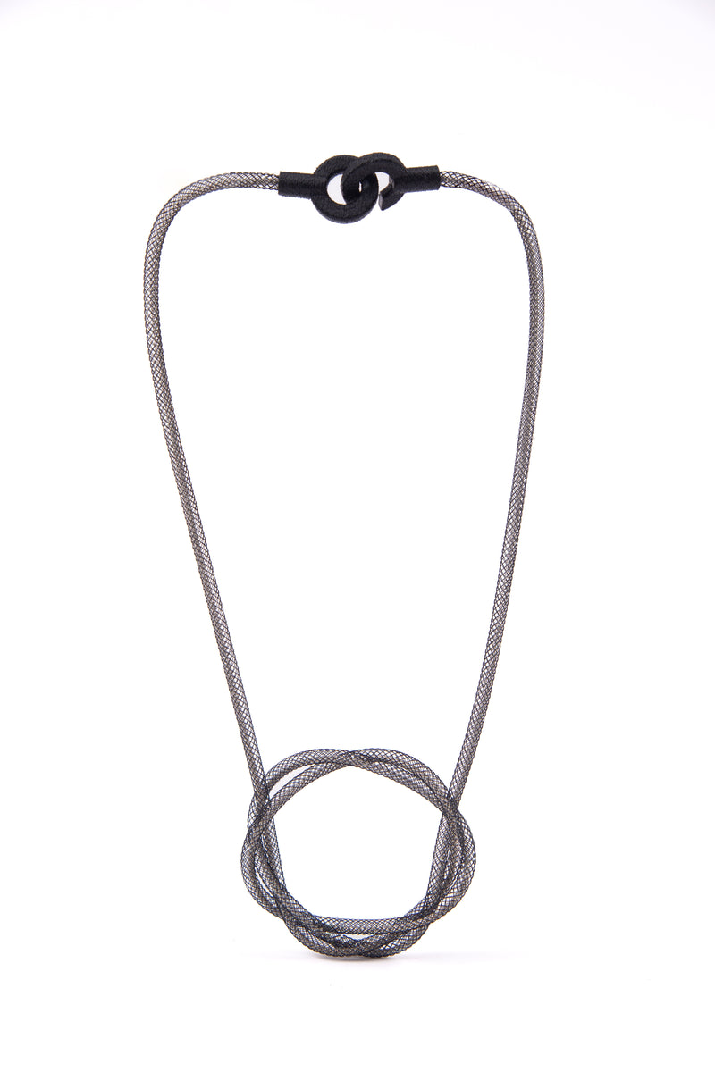 Collier chaîne Life - Argent/Noir *