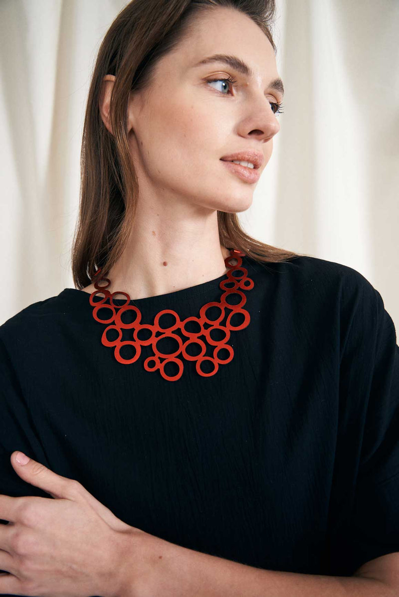 Lightplay Necklace - Red