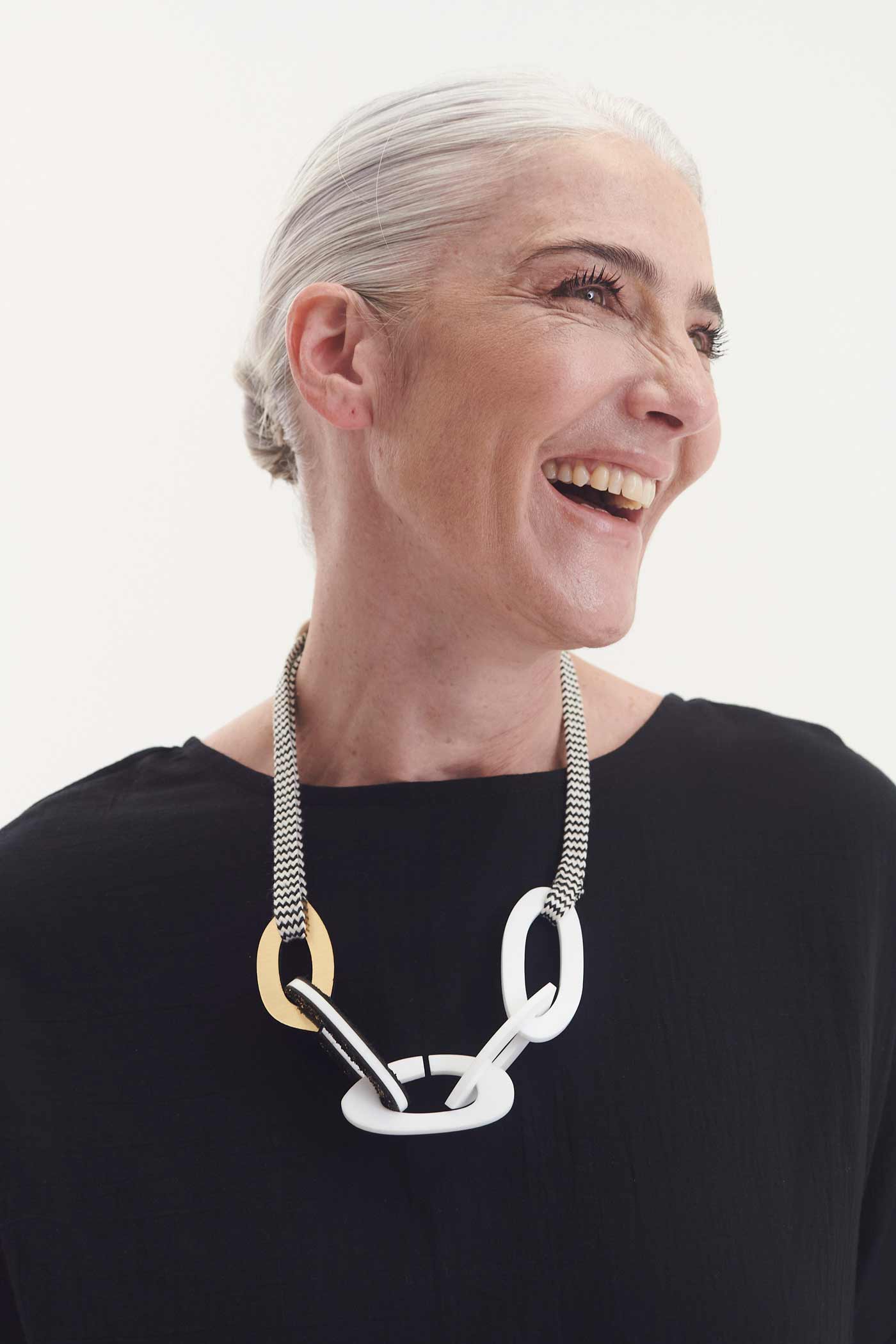 Collier Miss Link - Ivoire+Or
