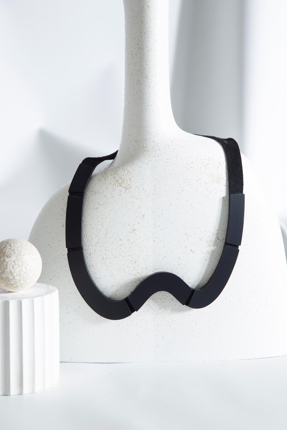 Collar Mies Wave Corto - Negro