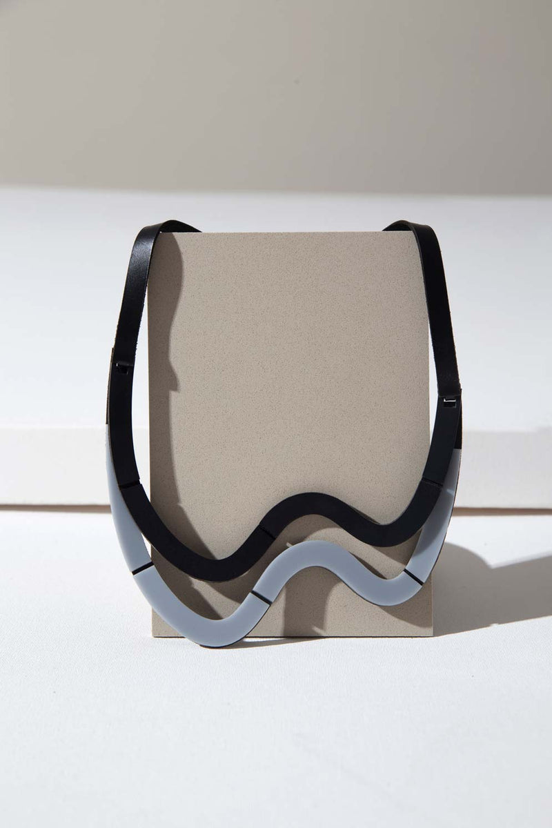 Collier Mies Wave Court - Noir