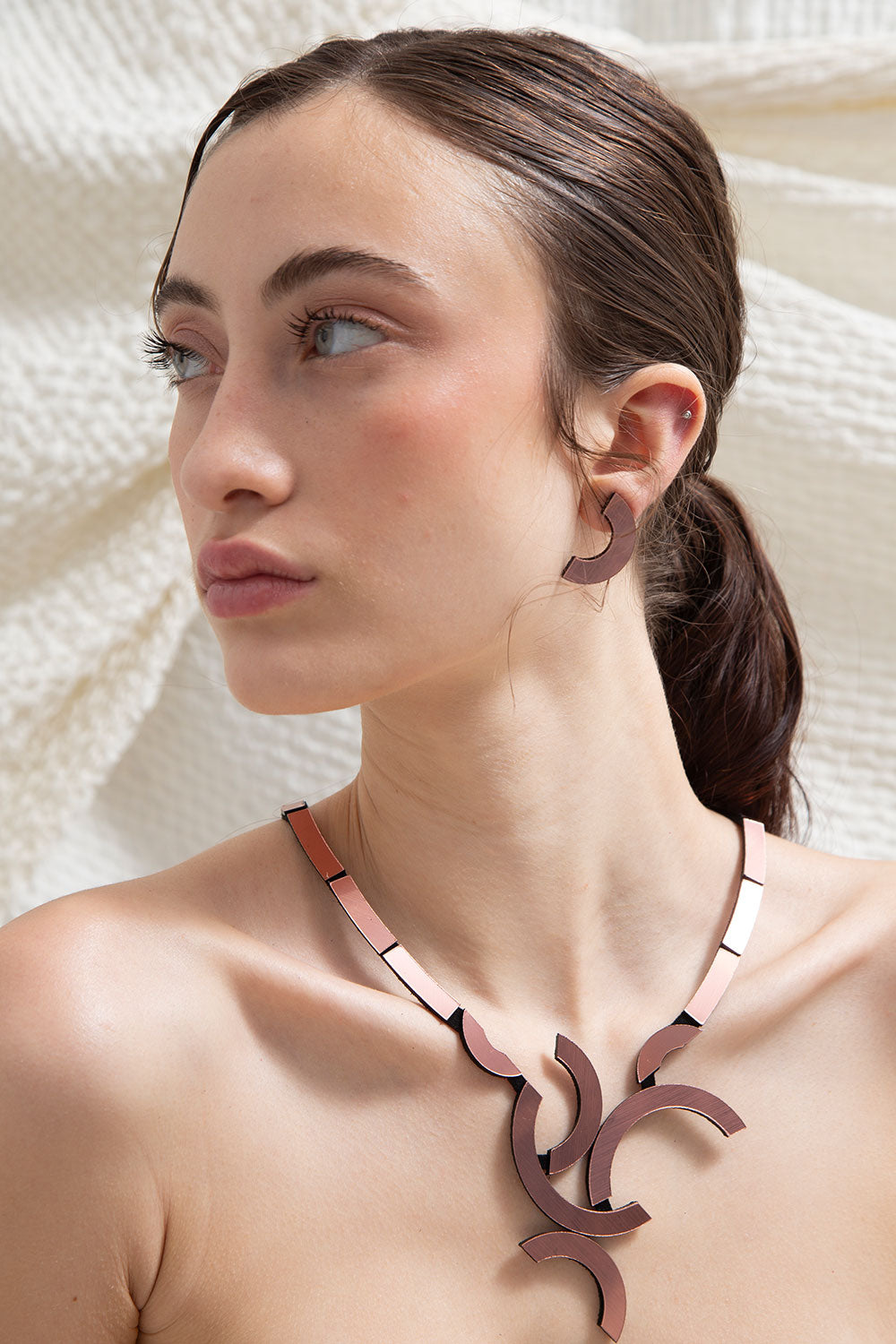 Mies Arc Earrings - Cooper
