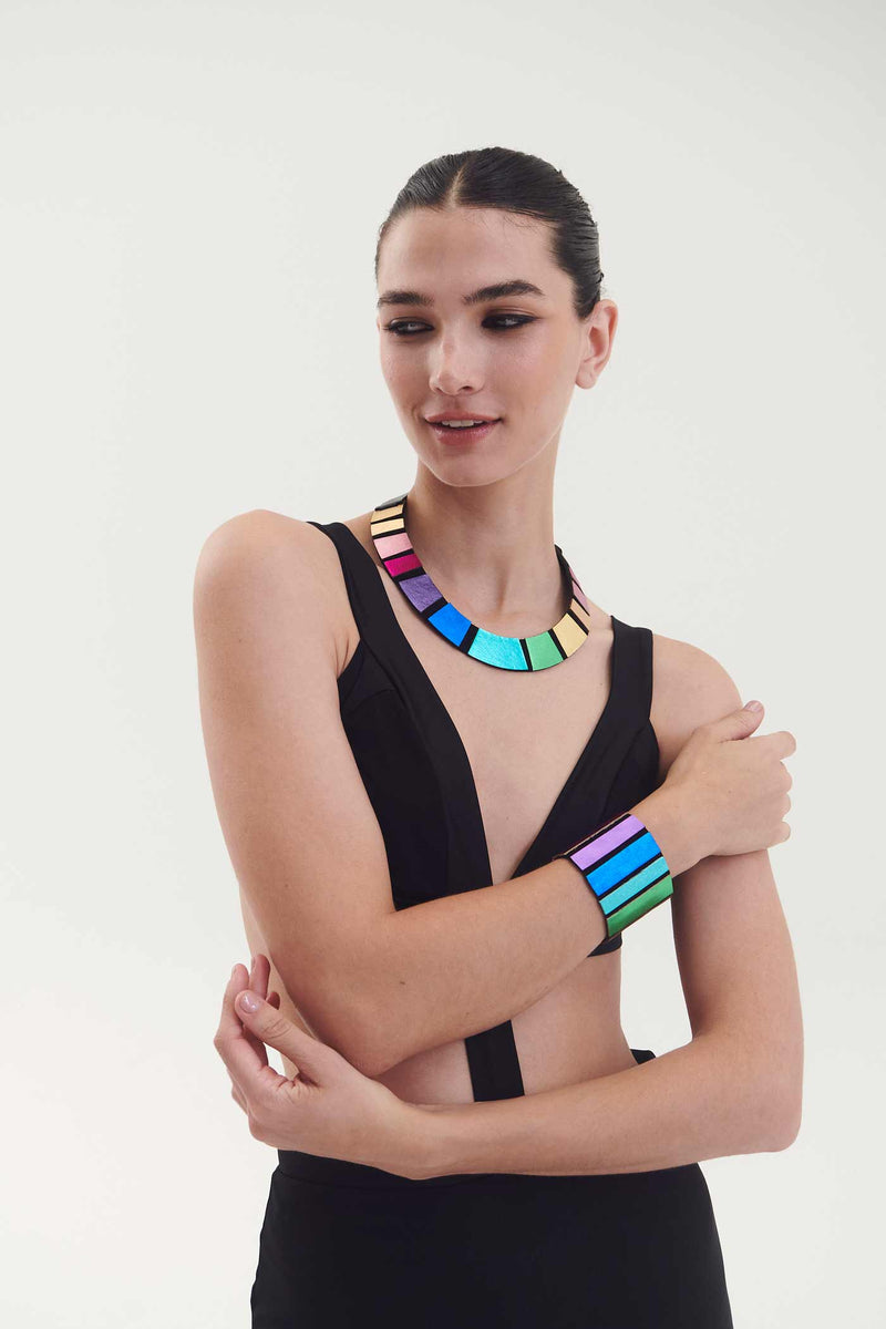 Collier arc-en-ciel