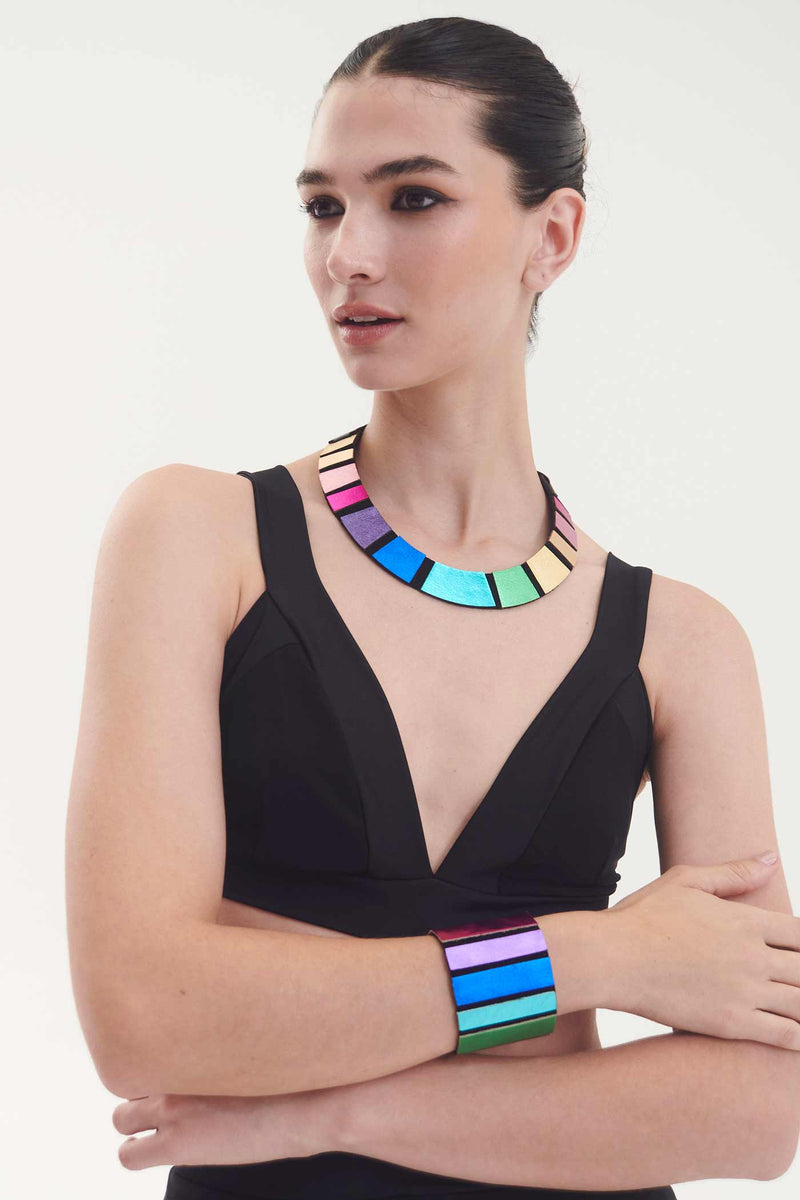 Collier arc-en-ciel