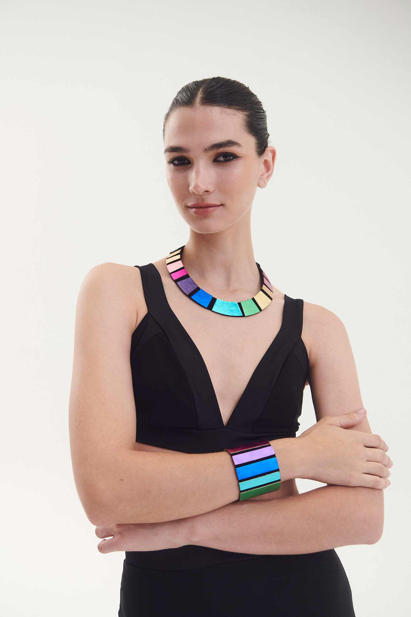 Collier arc-en-ciel