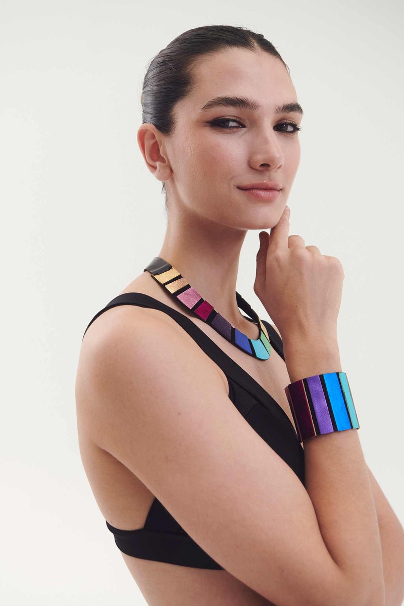Collier arc-en-ciel