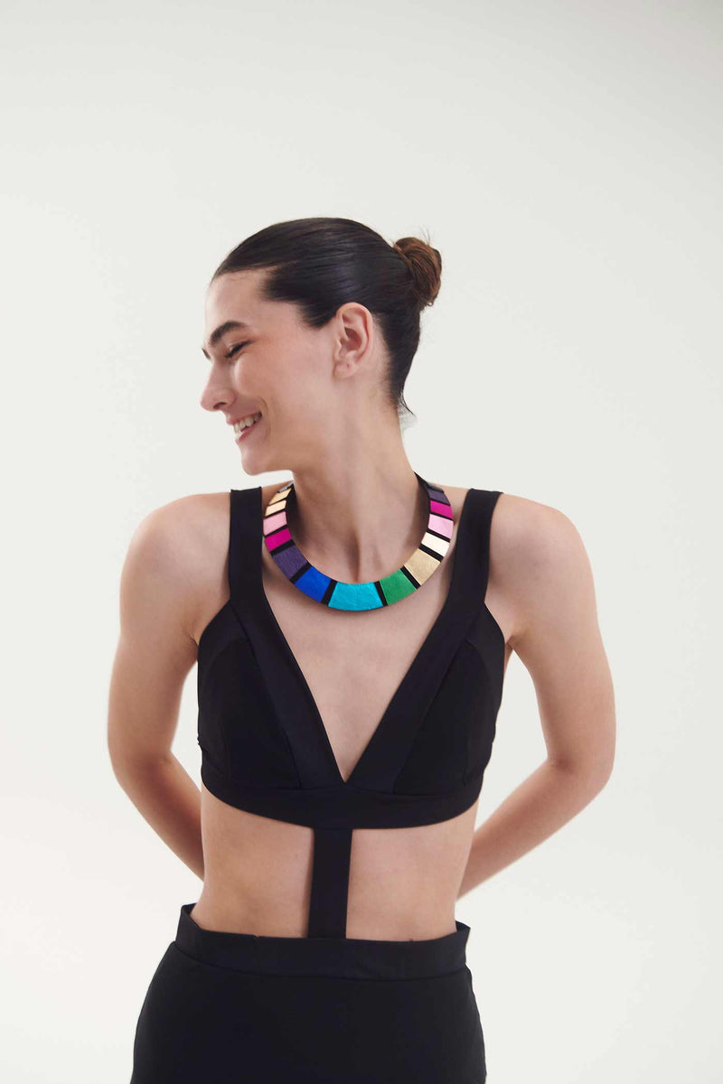Collier arc-en-ciel