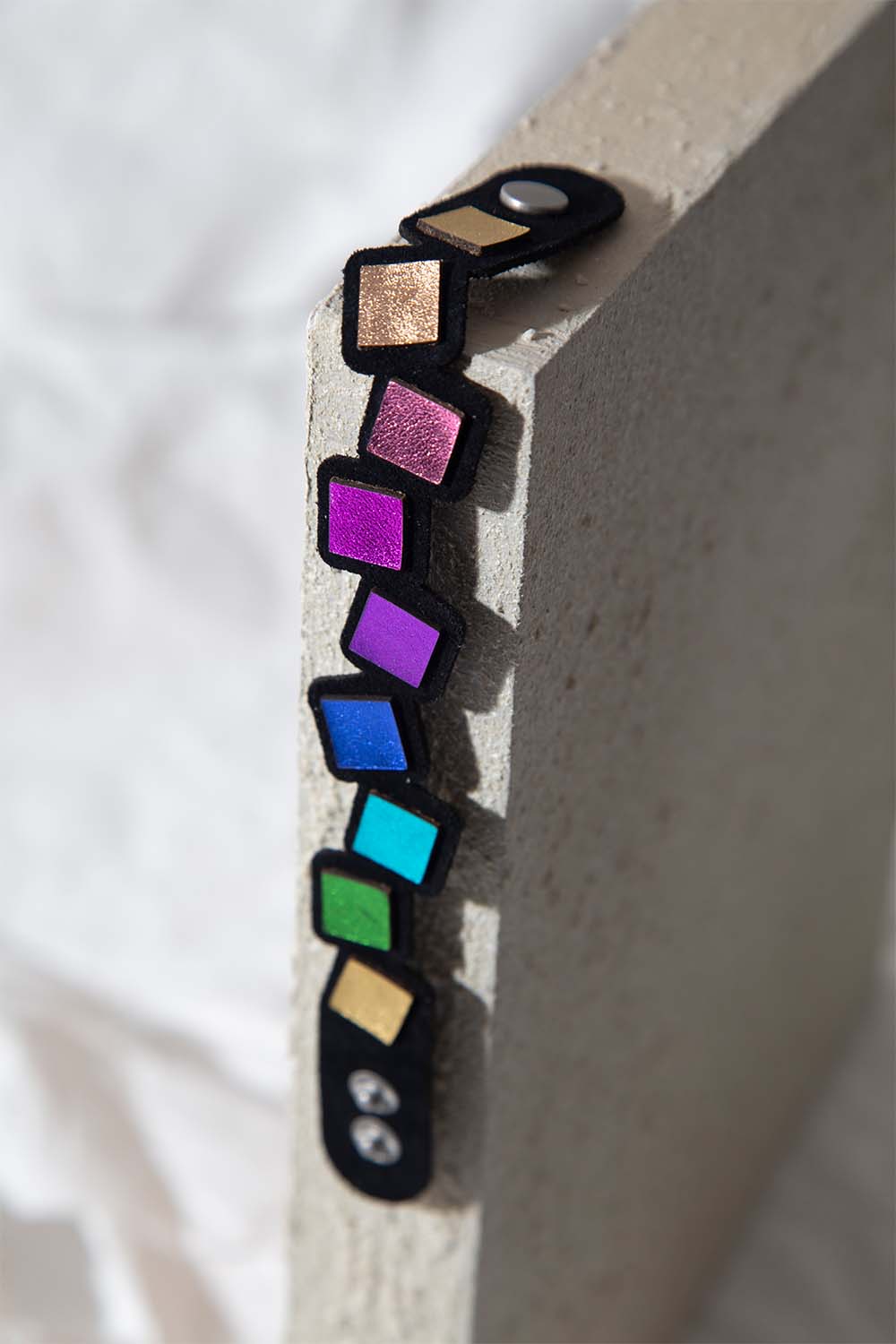 Brazalete Rainbow Squares - Rainbow
