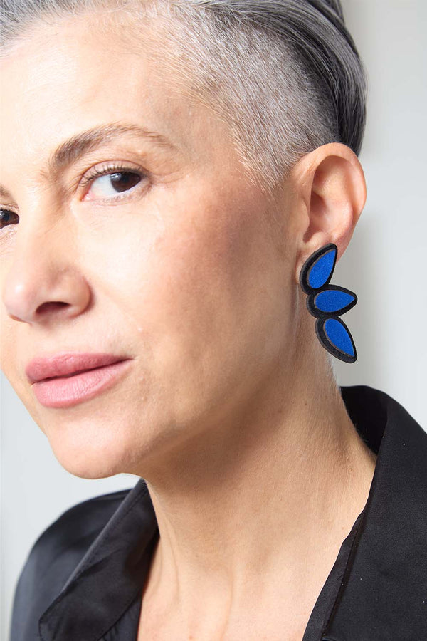 Raindrop Earrings Small - Blue*