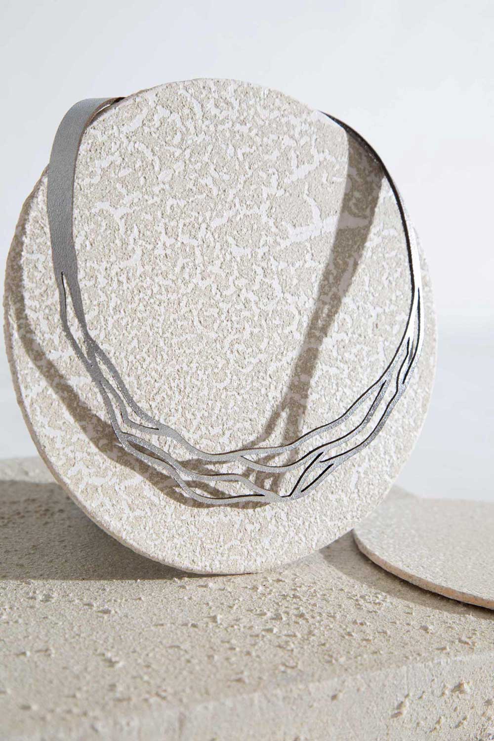Victoria Wave Necklace - Silver
