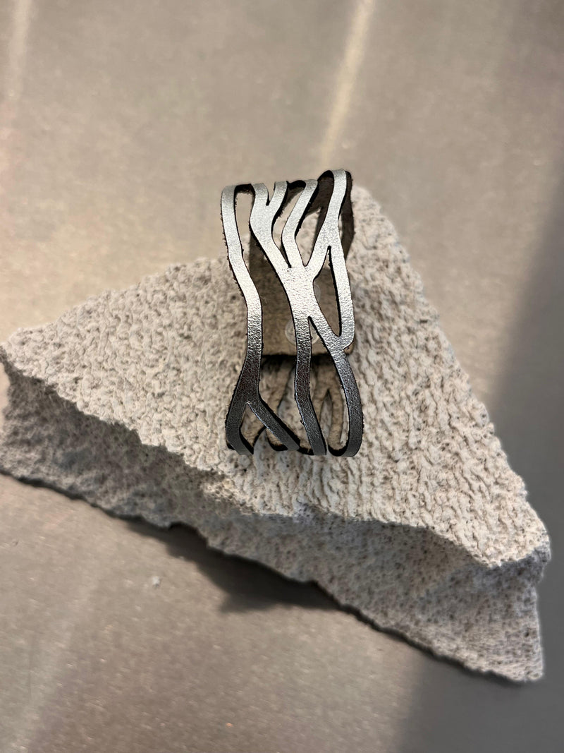 Victoria Wave Bracelet - Silver *