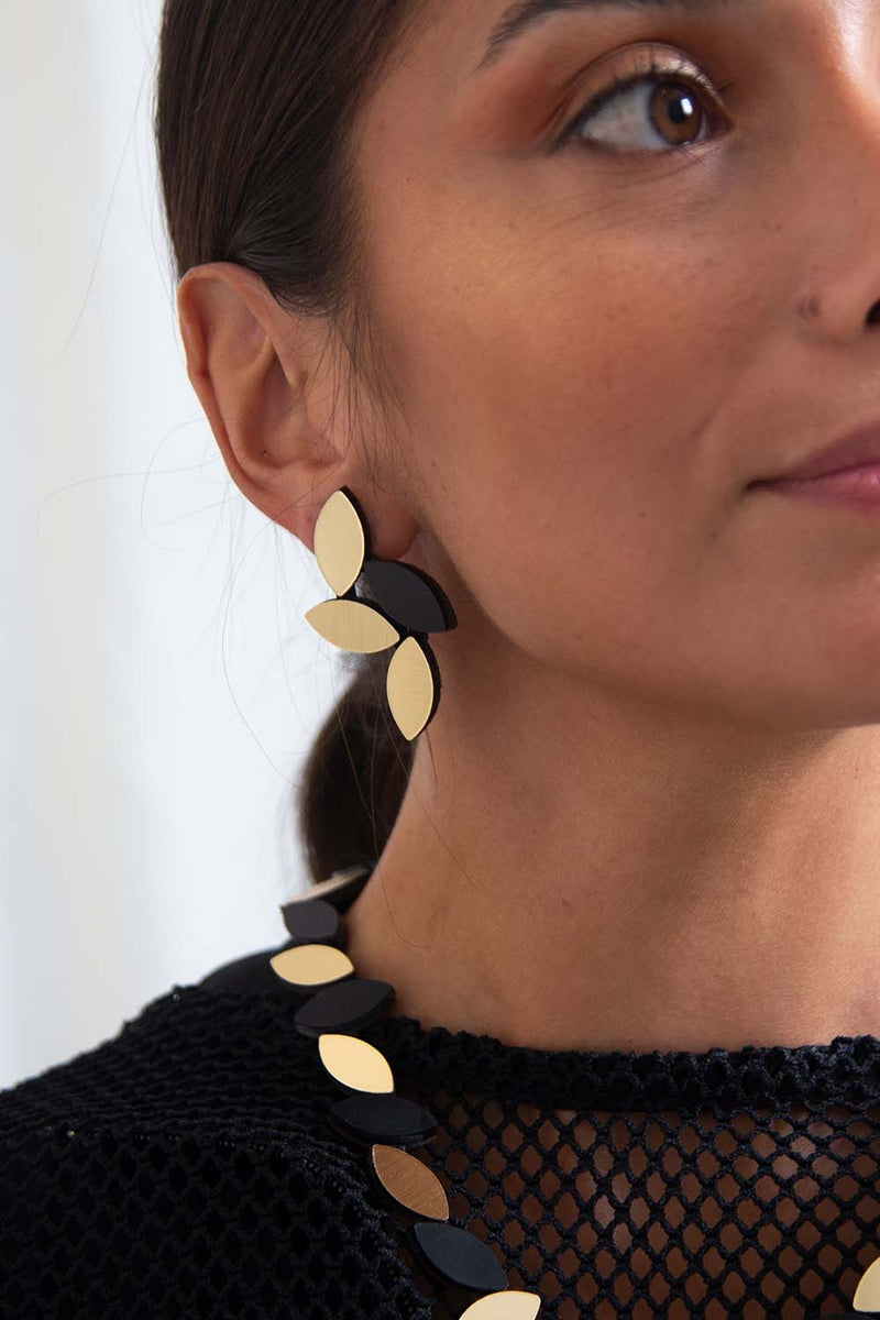 Boucles d'oreilles Kate Leaves Large