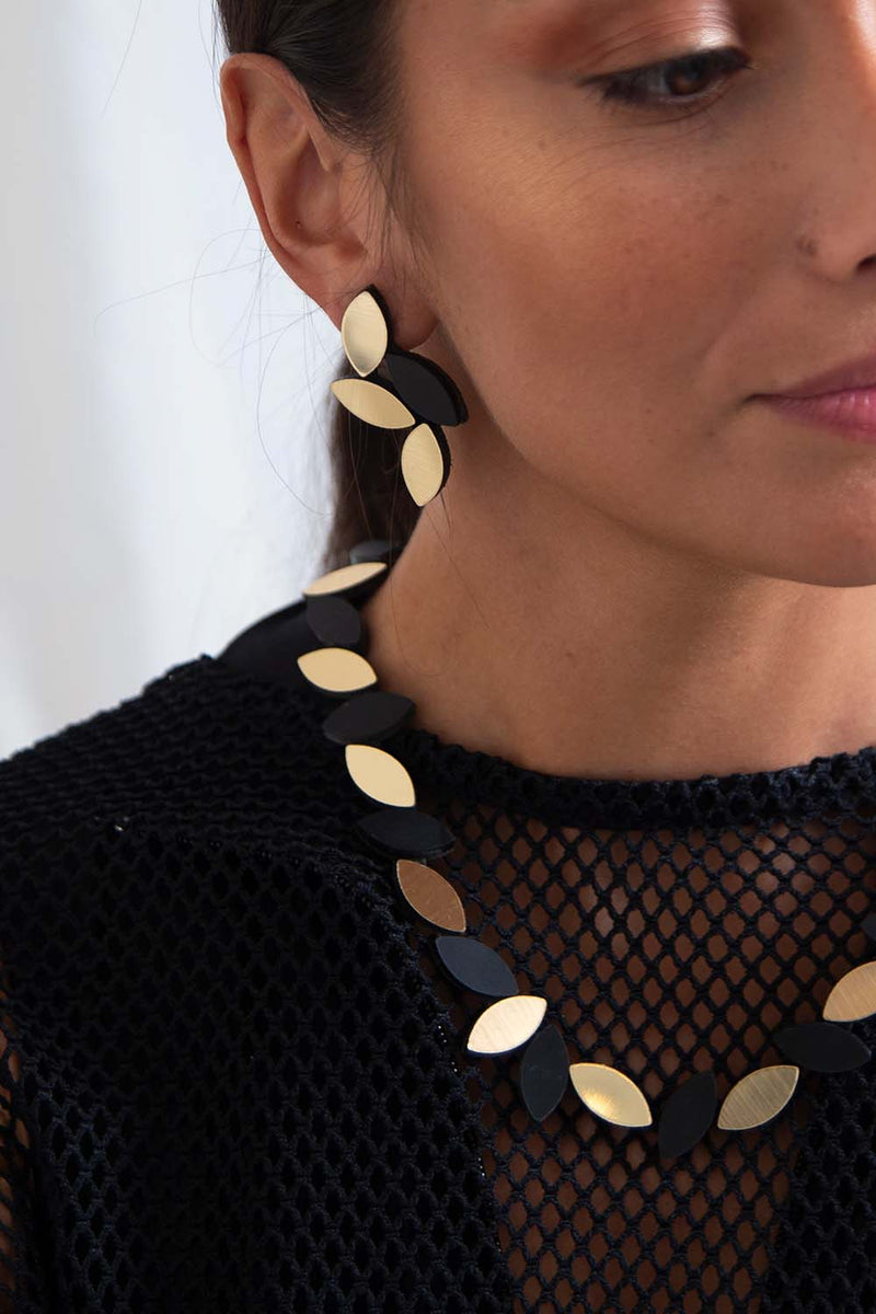 Boucles d'oreilles Kate Leaves Large