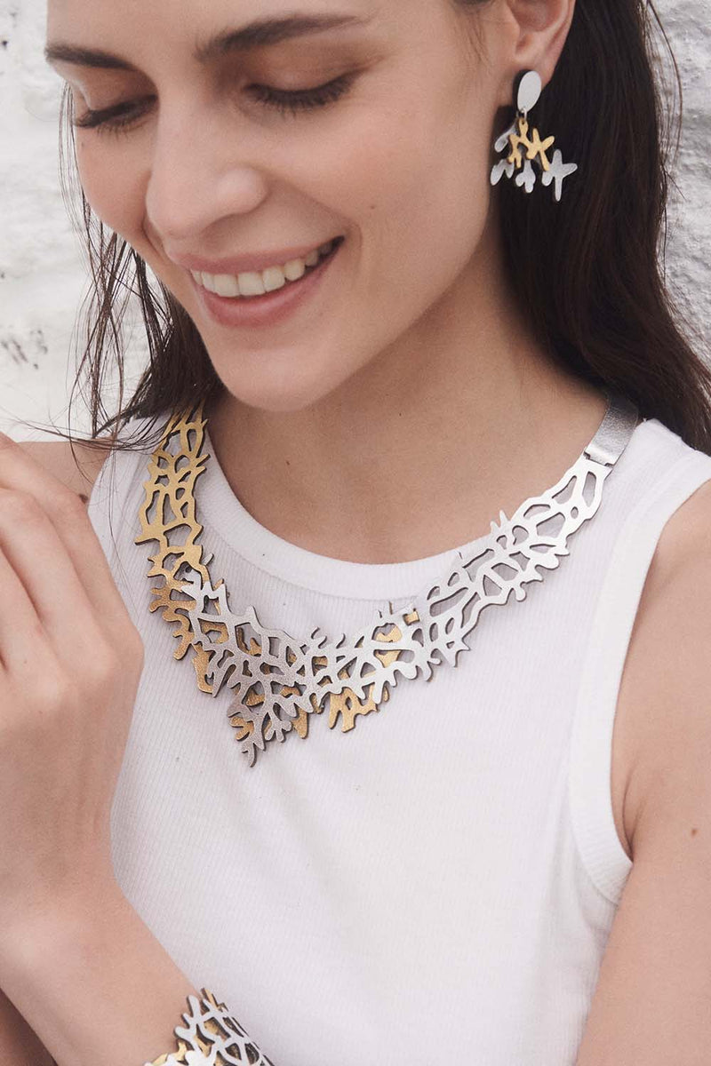 Mar Duo Necklace - Silver/Gold *