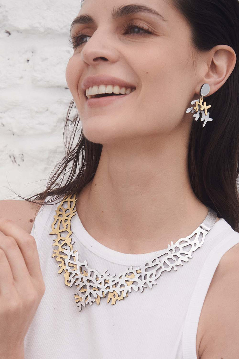 Mar Duo Necklace - Silver/Gold *