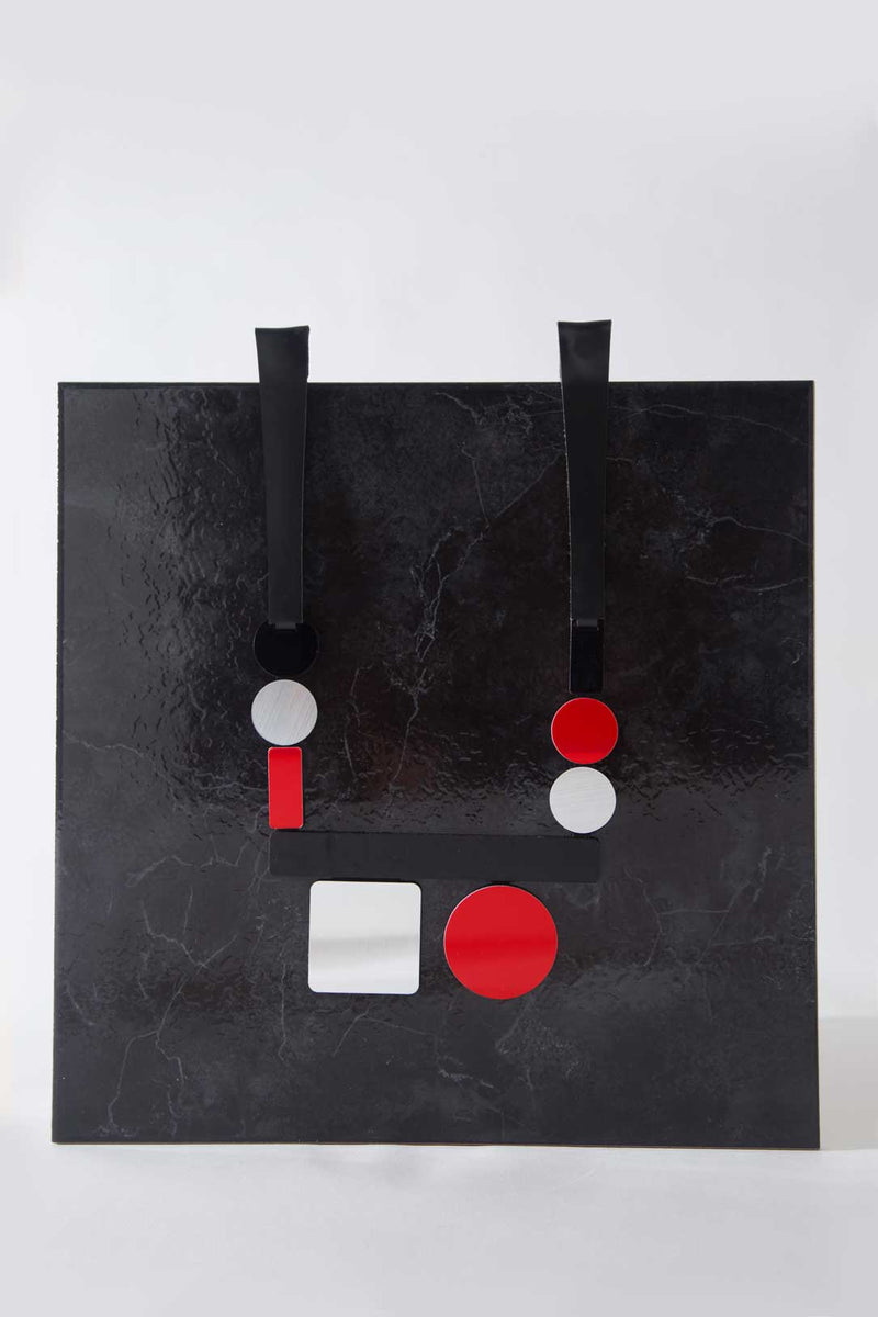 Bauhaus Necklace - Square/Circle