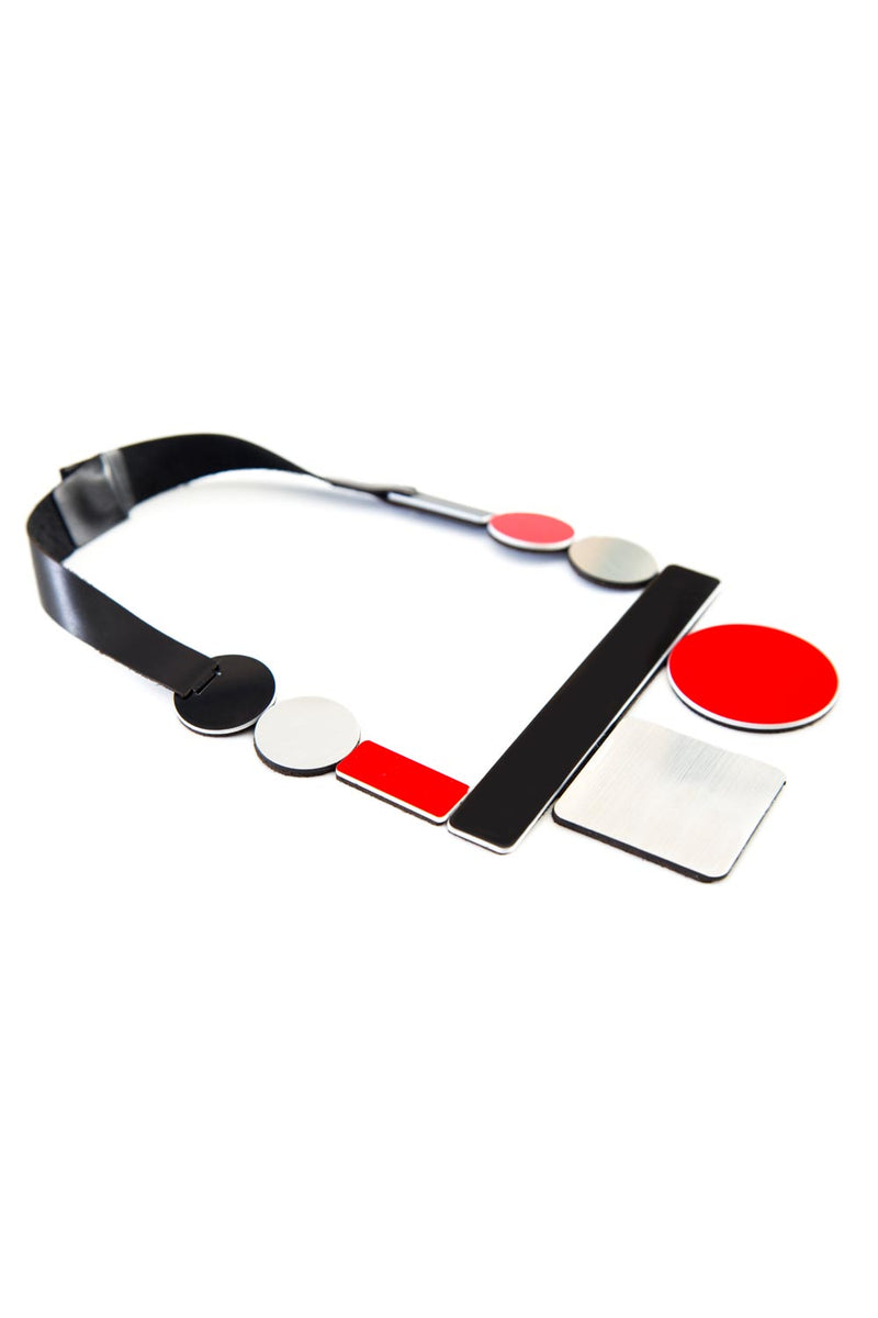 Bauhaus Necklace - Square/Circle