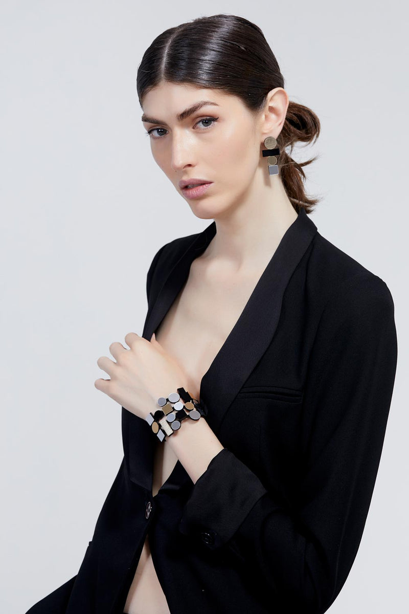Bracelet en acrylique Bauhaus