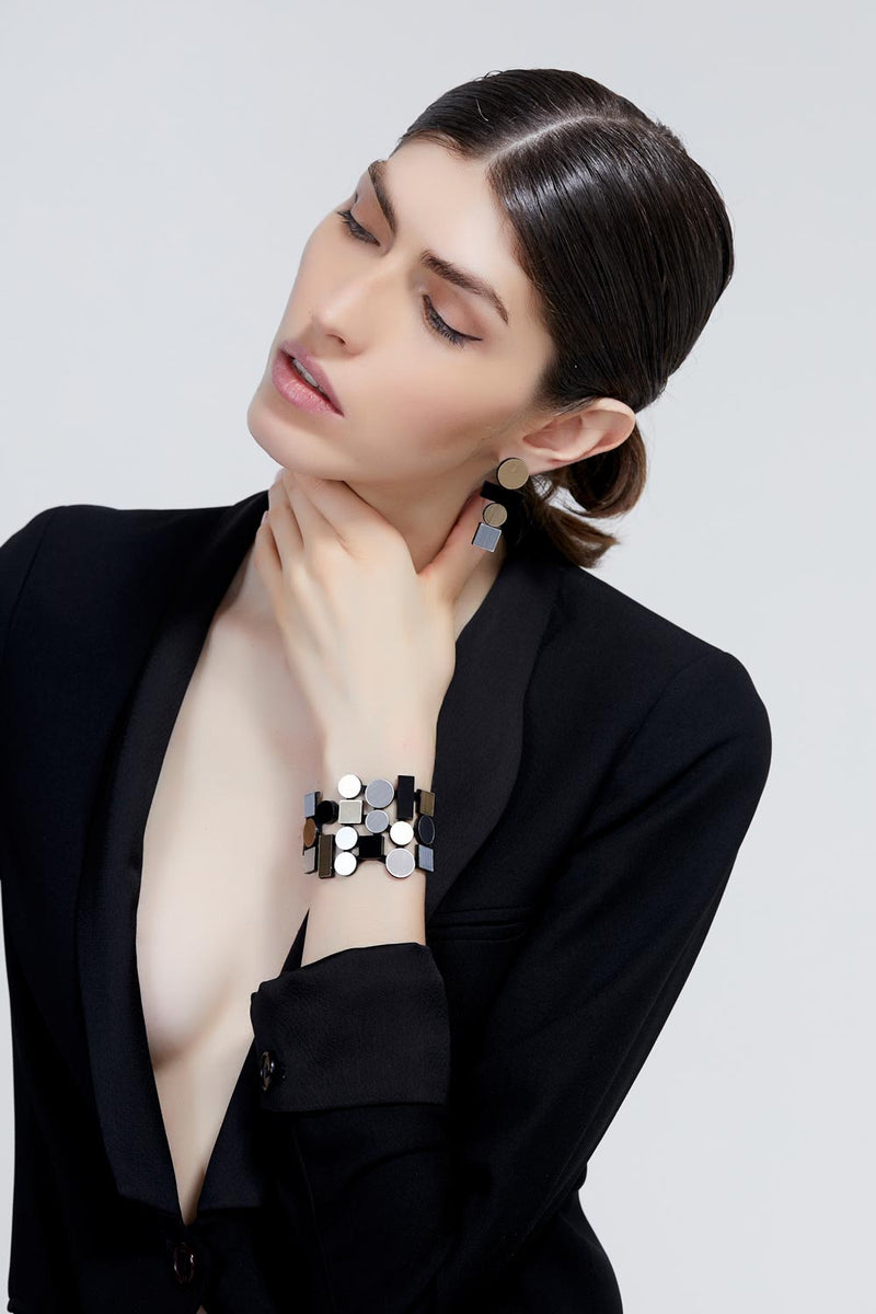 Bracelet en acrylique Bauhaus