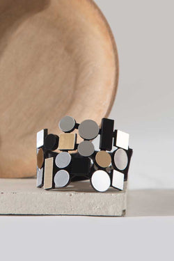 Bracelet en acrylique Bauhaus