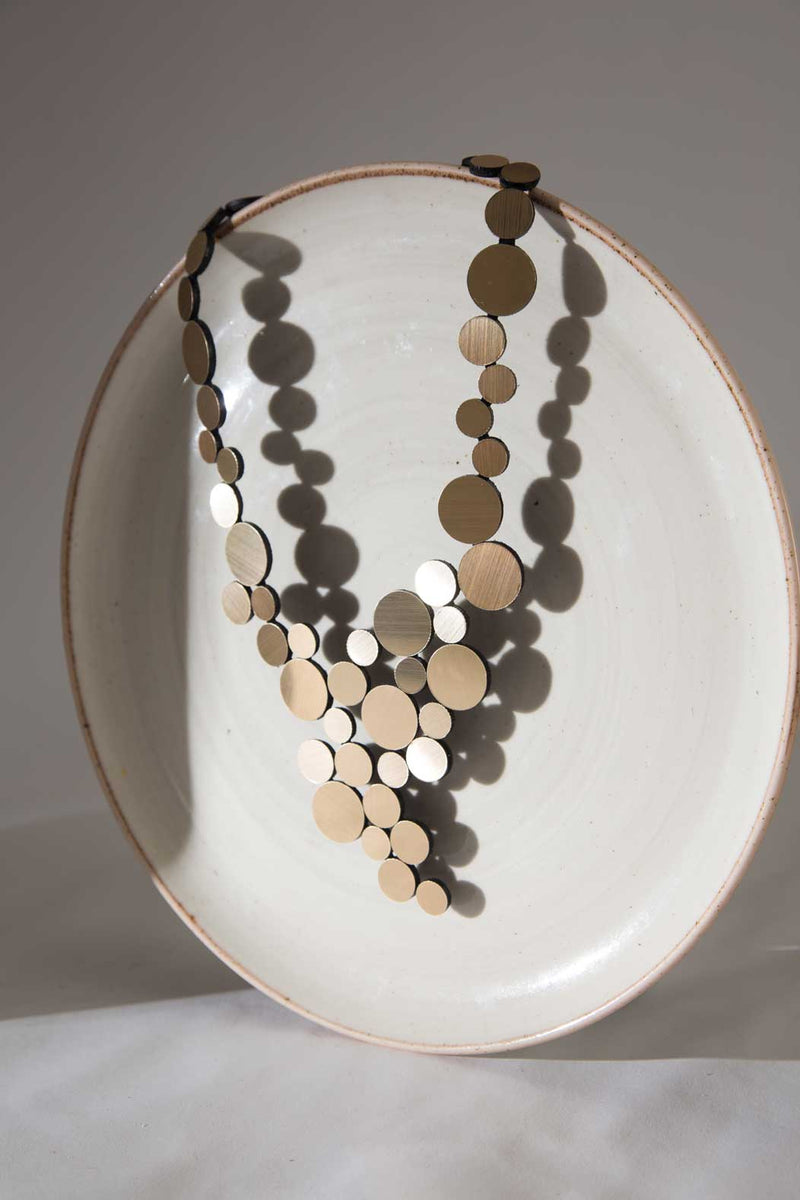 Abstraction Necklace V - Gold