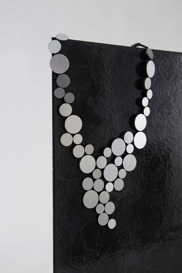 Abstraction Necklace V - Silver