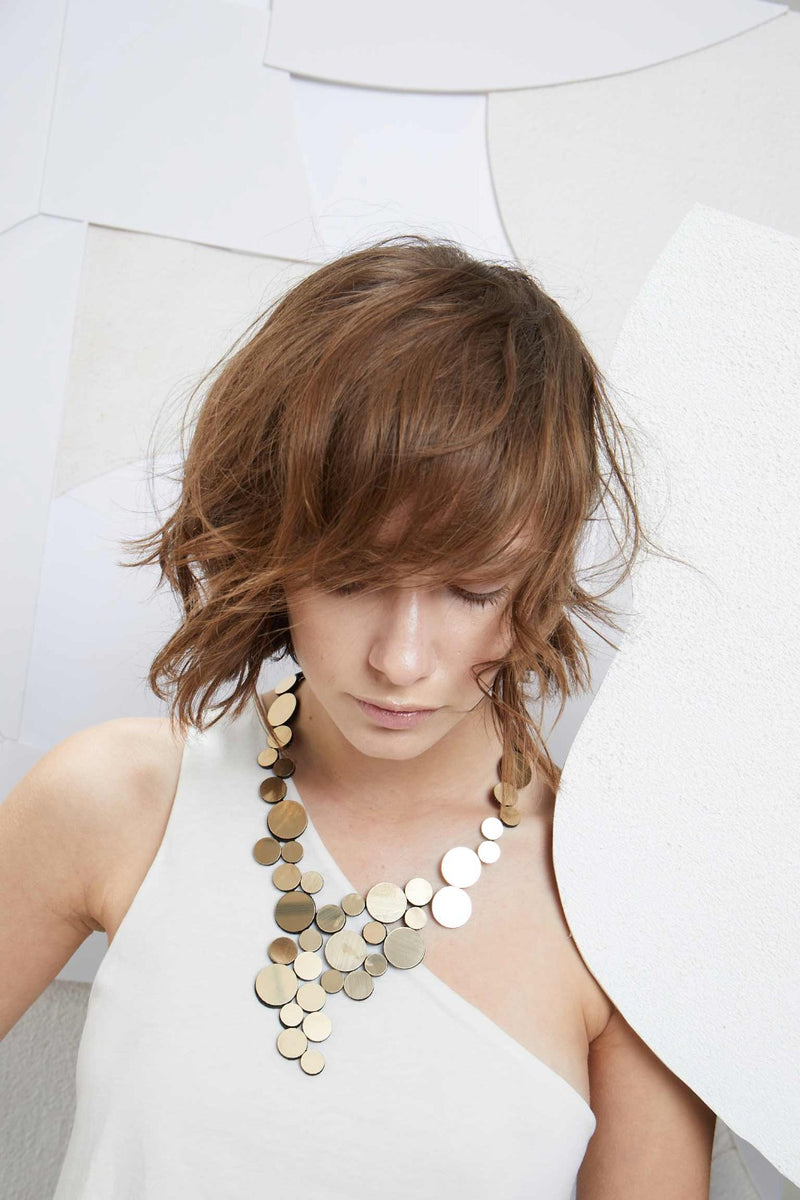 Abstraction Necklace V - Gold