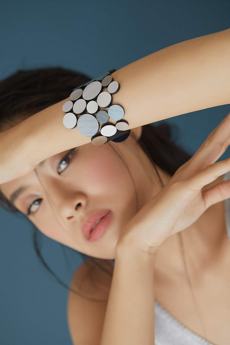 Abstraction Bracelet - Fizz - Silver