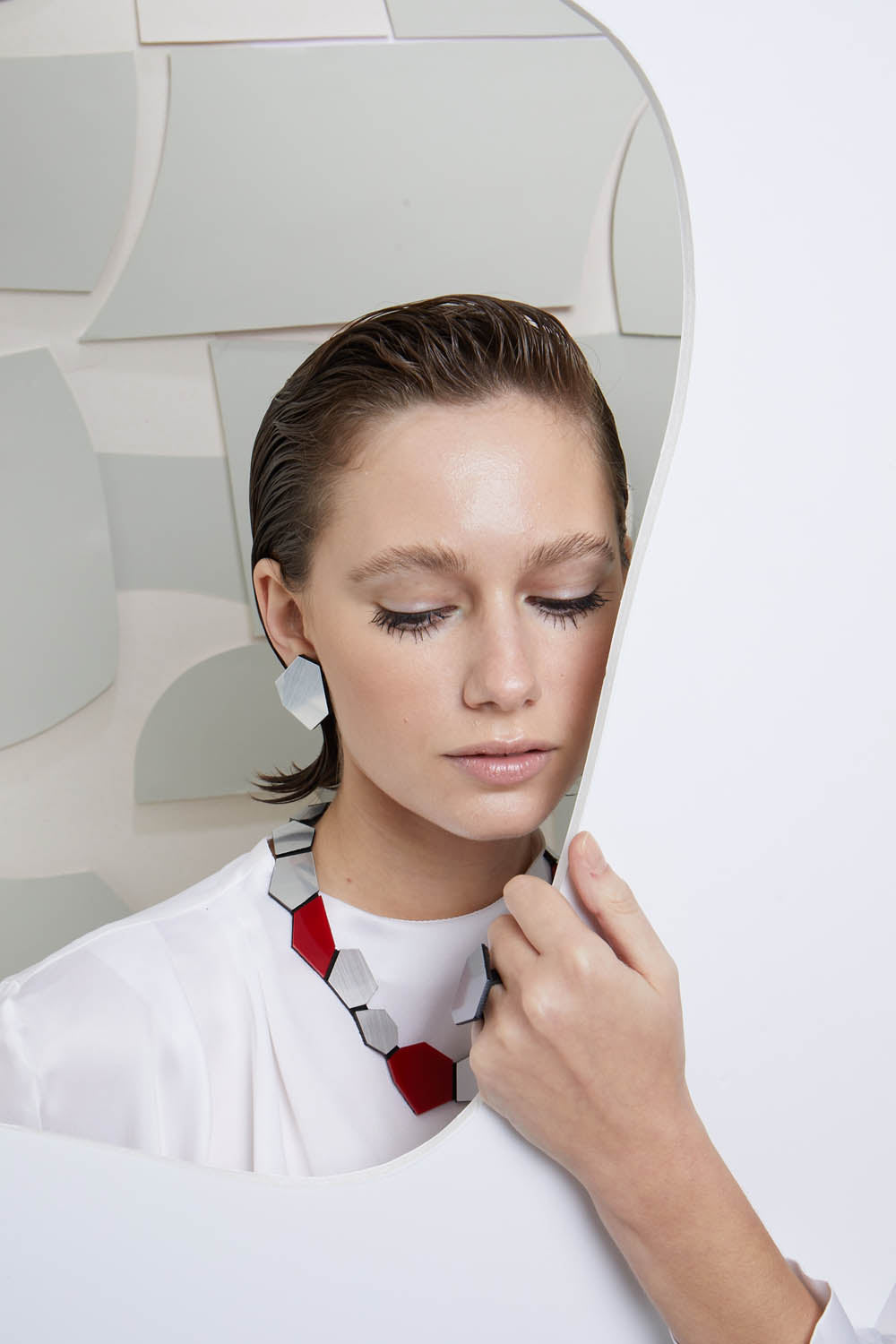 Boucles d'oreilles Greta - Polygone - Petit