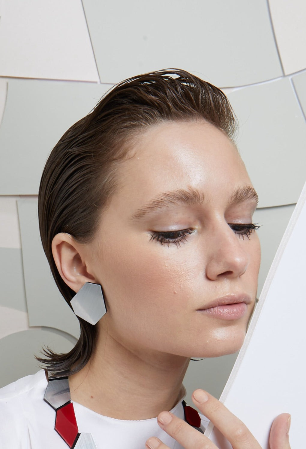 Greta Earrings - Polygon - Small