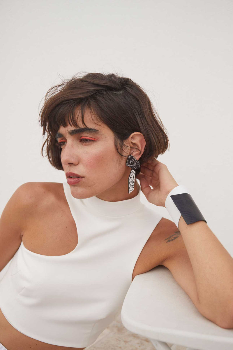 Boucles d'oreilles Greta - Polygone - Grand