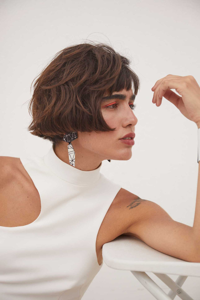 Boucles d'oreilles Greta - Polygone - Grand