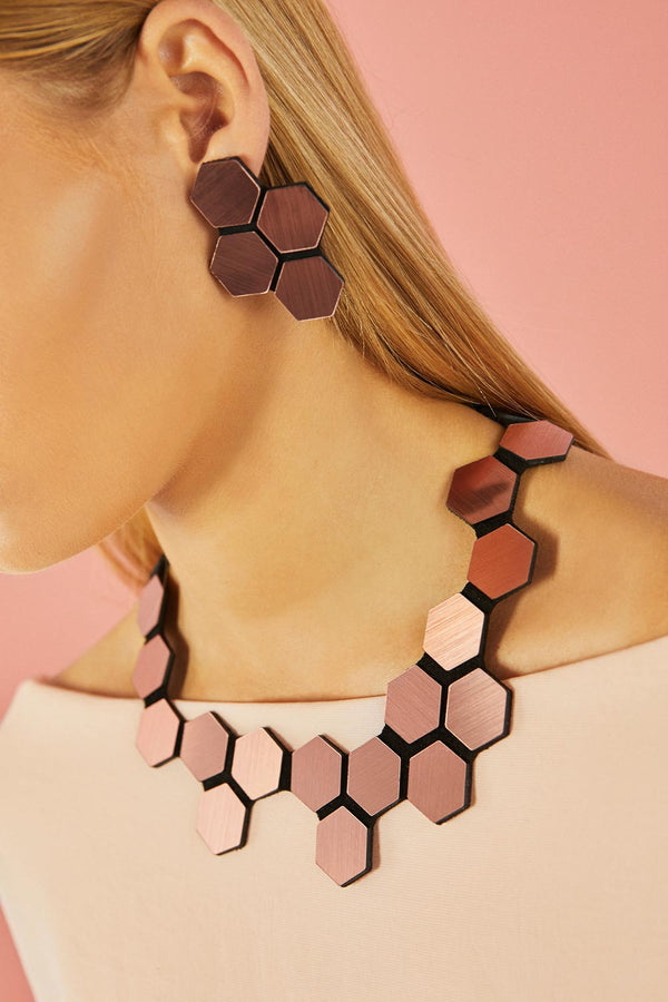 Greta Necklace - Hexagon