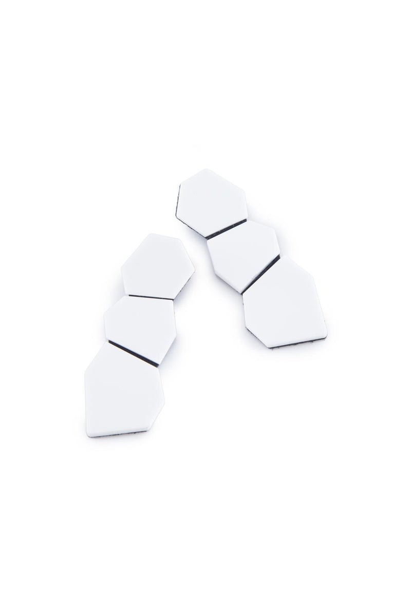 Greta Earrings - Polygon - Large
