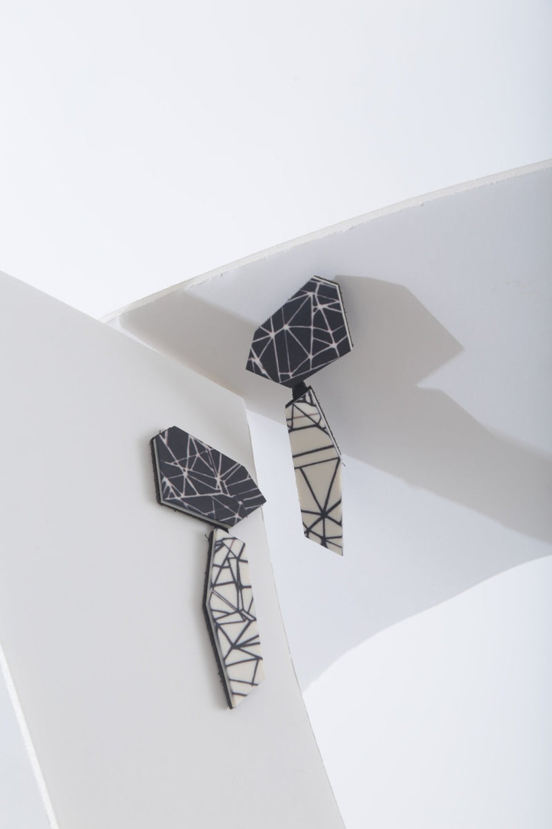 Boucles d'oreilles Greta - Polygone - Grand